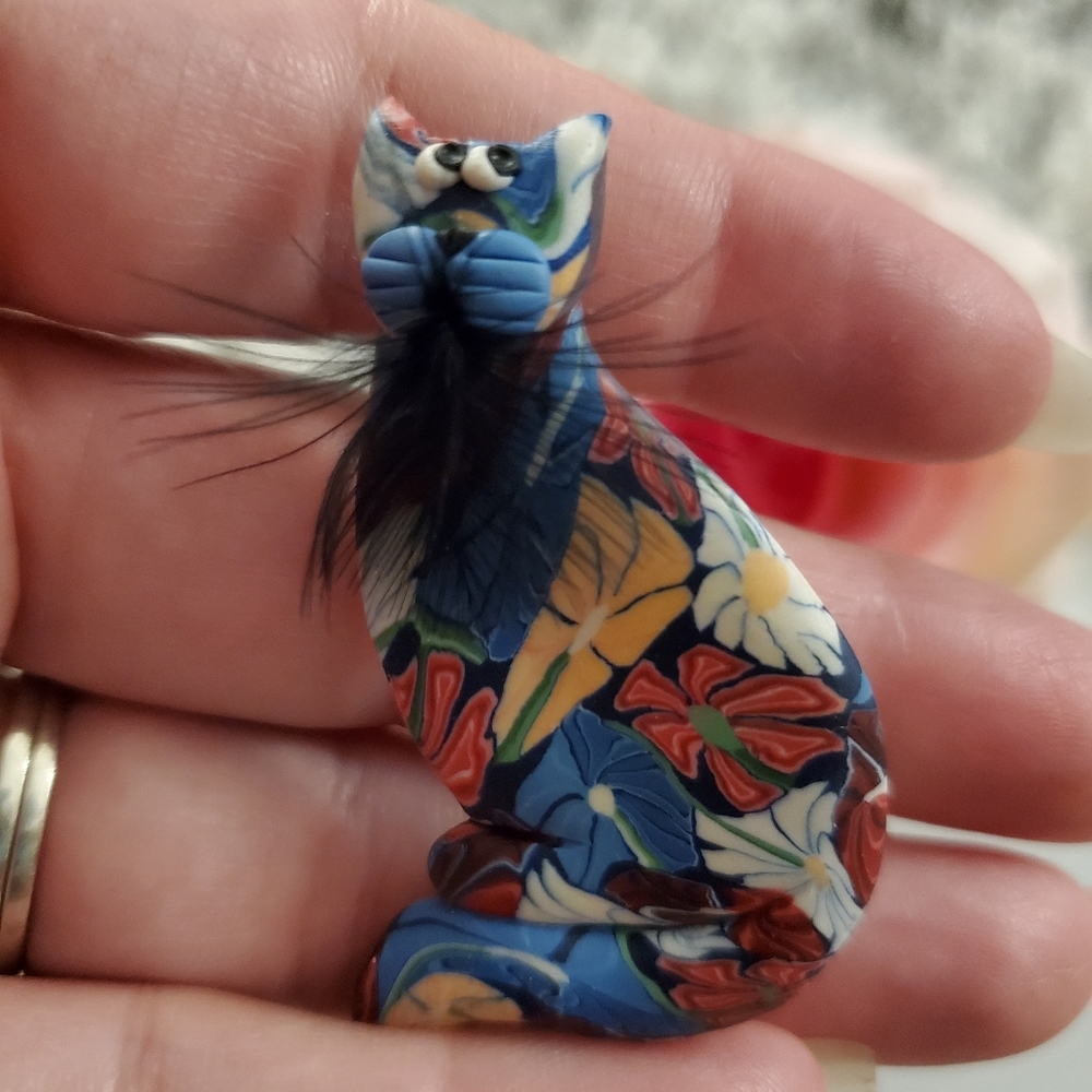 Cat Brooch - Picture 7 of 7